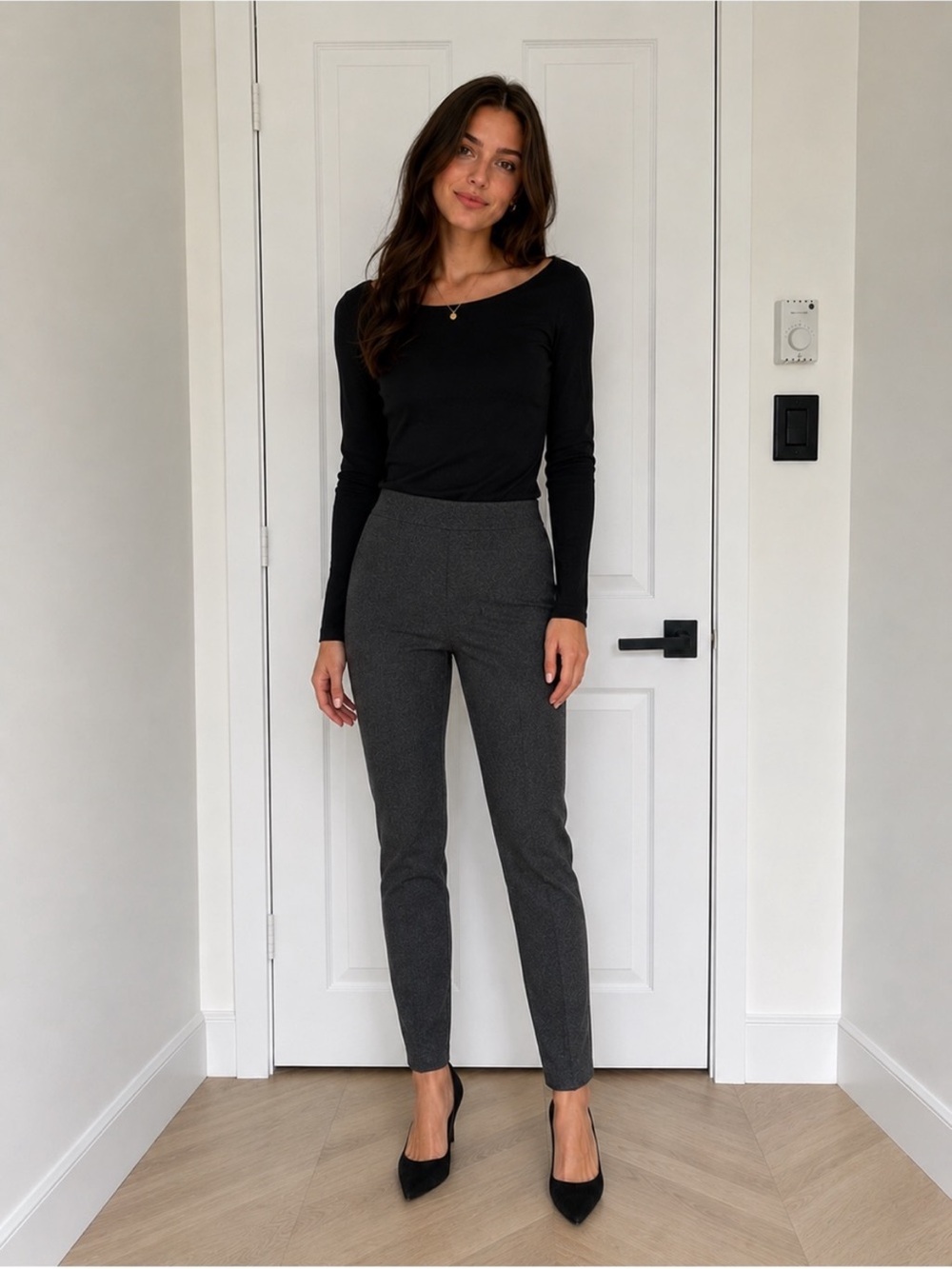 Calvin Klein Charcoal Gray Pants